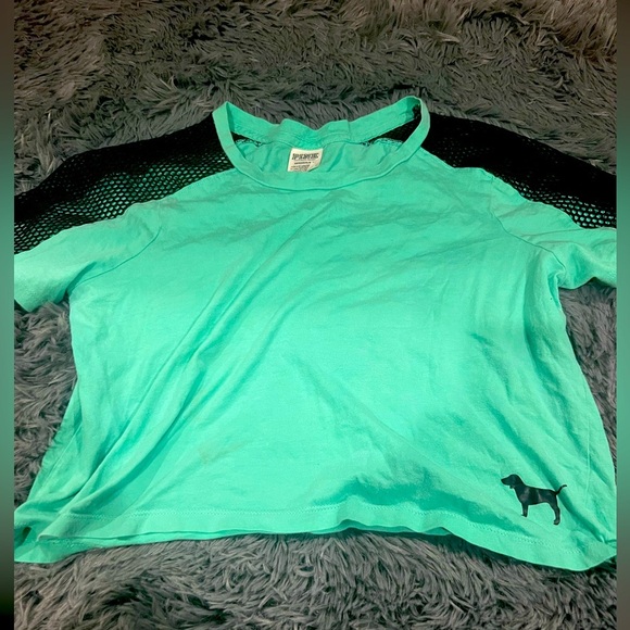 💚🖤VS PINK CROP TOP S‎ - Picture 1 of 2